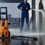 Início lavadoura de alta pressão