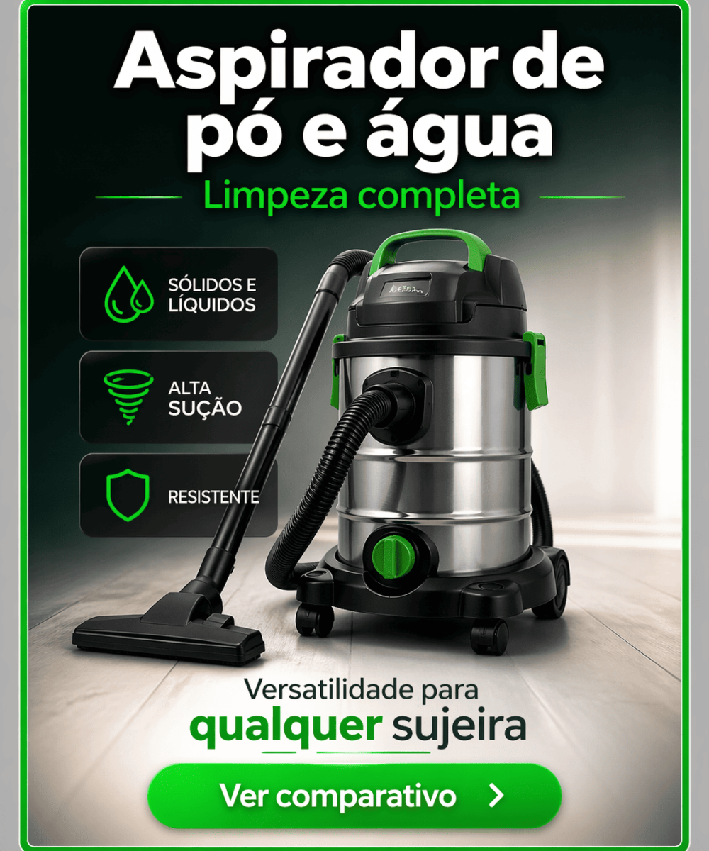card aspirador de água e pó